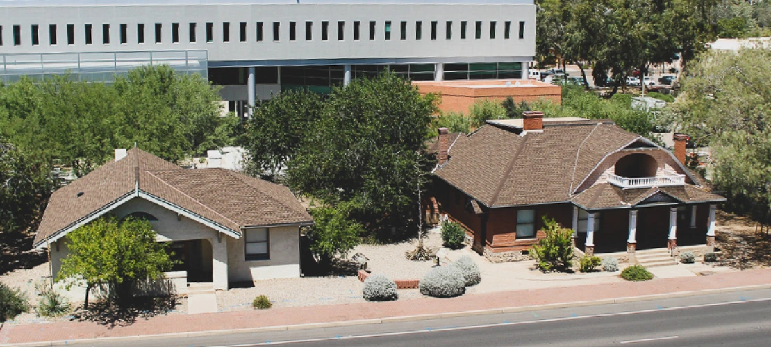 A photo of the College of Architecture, Planning & Landscape Architecture's Smith House At The University Of Arizona