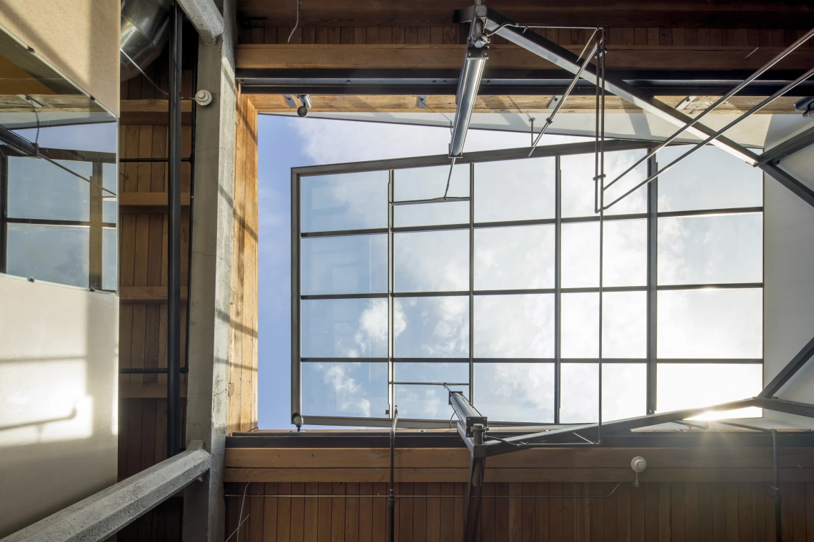 Olson Kundig Office Photo of a skylight. 