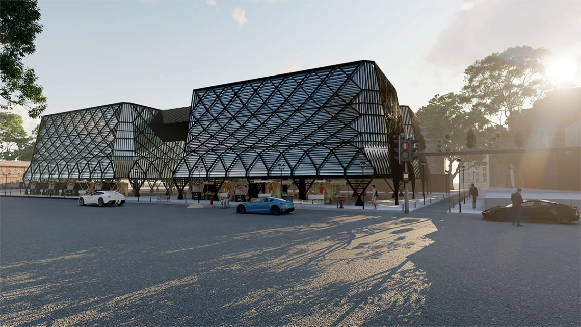 La Lagunilla Community Center, B Arch capstone project by Gustavo Antonio Noriega