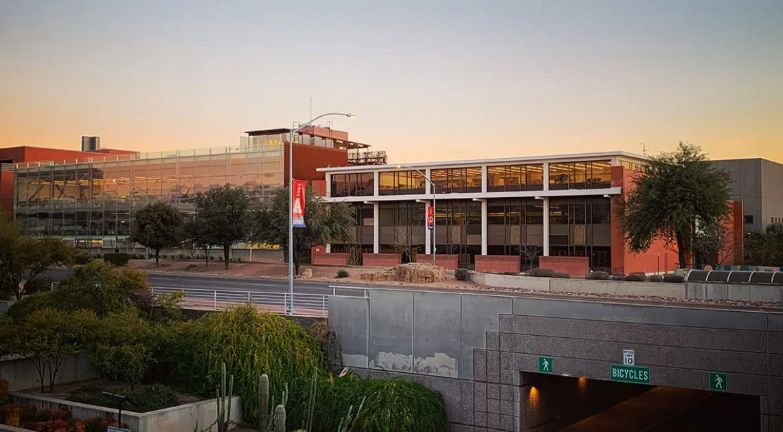 CAPLA Building at twilight