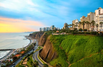 Coastline of Lima